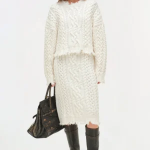 Brioni Knit Midi Skirt