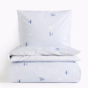 Patterned Cotton Duvet Cover Set