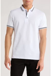 Slim Fit Stretch Cotton Knit Polo T.R. PREMIUM