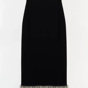 Idina Embellished Knit Skirt