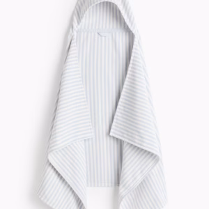 Embroidered-Detail Hooded Bath Towel
