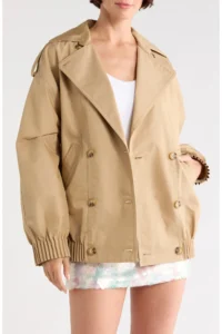 Stevie Double Breasted Coat Diane von Furstenberg