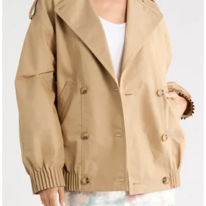 Stevie Double Breasted Coat Diane von Furstenberg