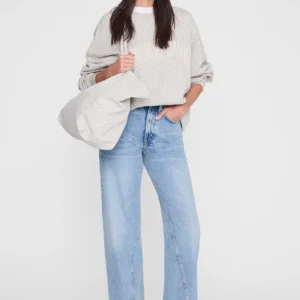 Miles Sweatshirt Anine Bing washed white leopard
