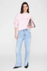 Spencer Sweatshirt Anine Bing powder pink