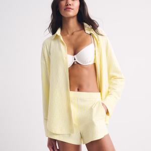 Seersucker Shirt Coverup