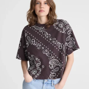 The Boxy Crop Tee in Allday Jersey