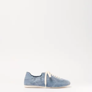 Georgie Denim Leather Combo Sneaker