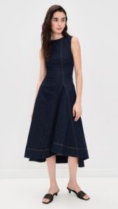ALIGNE Liberty Denim Midi Dress