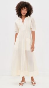 ALIGNE Tracy Sheer Midi Dress