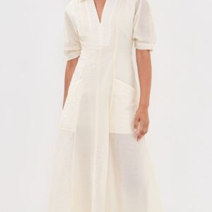 ALIGNE Tracy Sheer Midi Dress