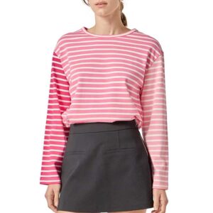 English Factory Colorblock Stripe Long Sleeve Cotton T-Shirt