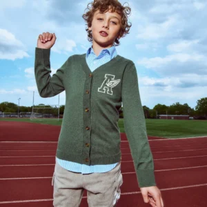 Hunter Green Obi Cardigan