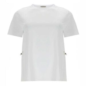 Herno Women's Jersey, Chic Cotton Jersey and Taffeta T-Shirt