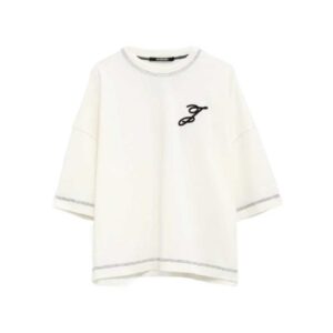 Jacquemus Contrast Stitched Round Neck T-Shirt
