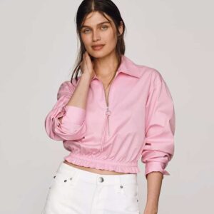 Maeve Cropped Collared Shirt