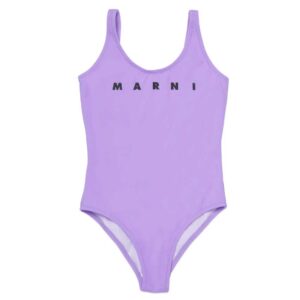 Marni Kids logo swimsuit