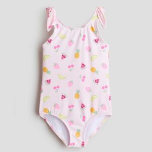 Printed Swimsuit Light pink/fruit