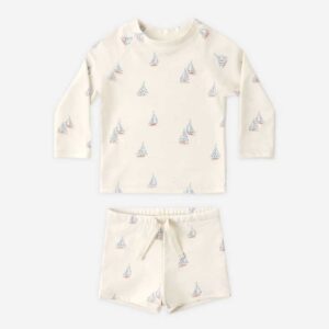 Rylee + Cru Boys Rashguard Set Sail