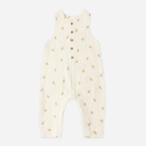 Rylee + Cru Button Jumpsuit Pineapple