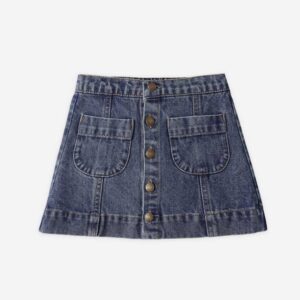 Rylee + Cru Denver Mini Skirt Navy