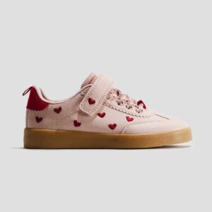 Sneakers Light pink/hearts