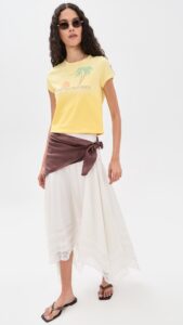 STAUD Ainsley Skirt