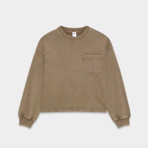 Tna Mighty Cotton™ Motor Longsleeve lived-in folio brown