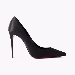 CHRISTIAN LOUBOUTIN Classic Kate 100 satin-crepe pumps