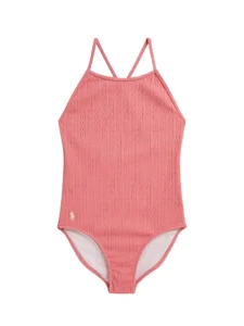 Polo Ralph Lauren  Little Girl's & Girl's Mini-Cable Jacquard One-Piece Swimsuit