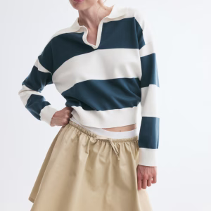 Fine-Knit Polo Shirt
