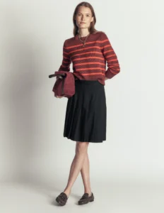 Aya Ponte Skirt Black