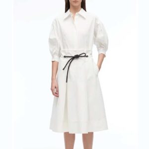 3.1 Phillip Lim Origami Combo Midi Dress