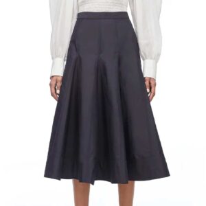 3.1 Phillip Lim Pleated Godet Midi Skirt