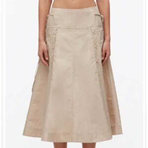 3.1 Phillip Lim Tie Waist Button Midi Skirt