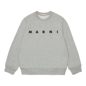 Marni Kids logo crew-neck sweatshirt
