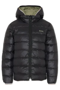 Hugo Boss Kids Boss Hugo Boss Reversible Hooded Down Jacket
