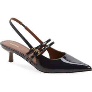 Isla Pointed Toe Slingback Sandal Reiss