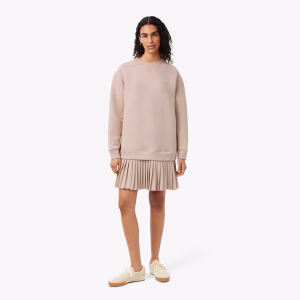 Oversized Cotton Sweatshirt Dress
