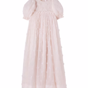 Petite Amalie Embroidered organza dress