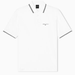 Regular fit cotton jersey polo shirt
