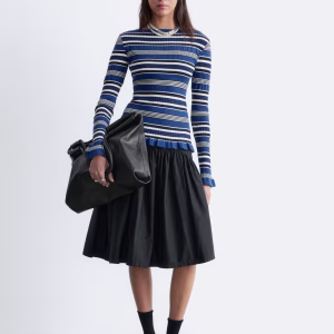 Long-Sleeve Ribbed Top