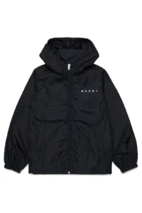 Marni Kids Logo Detailed Hooded Jacket
