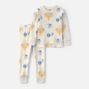 Baby 2-Piece Hanukkah DreamPlush Snug Fit Pajama Set
