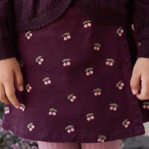 Beatrice Skirt - Cherry Fig