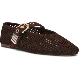 Lela Perforated Mary Jane Flat