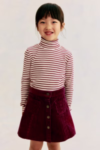 Corduroy A-Line Skirt