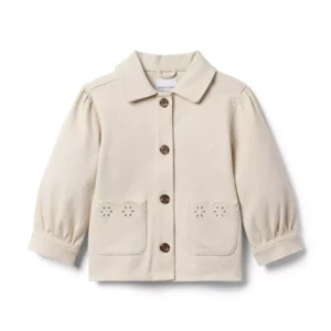 The Twill Eyelet Jacket