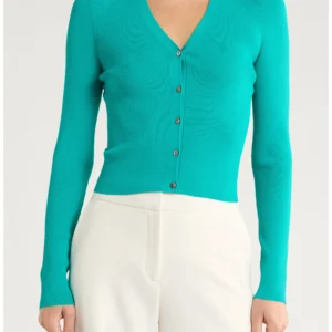 Wooster Cropped Cardigan Theory
