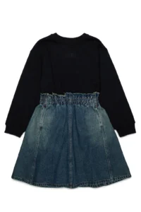 MM6 Maison Margiela Kids Long-Sleeved Panelled Dress